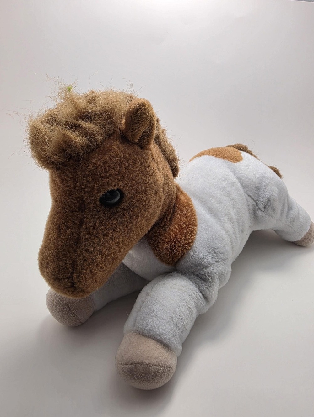 Aurora Horse Pony Plush Brown Stuffed Animal Pinto (11 inch)